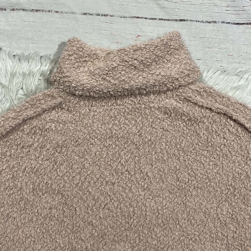Young Fabulous & Broke Lorena Eyelash Pale Pink Oversized Sweater